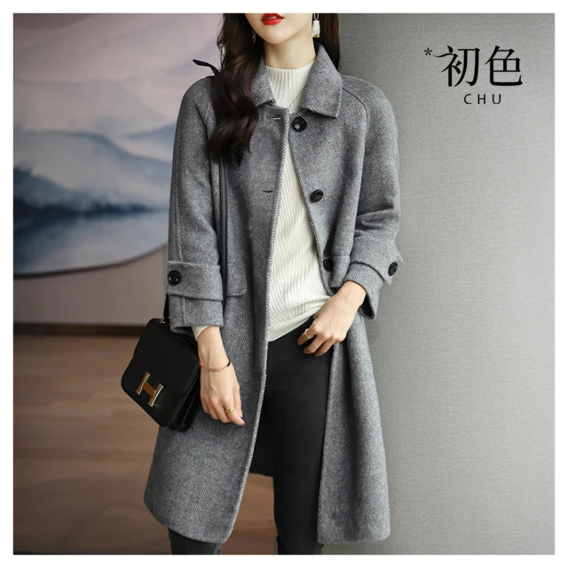 【初色】純色英文印花中大尺碼圓領短袖寬鬆中長裙連身洋裝連身裙洋裝-黑色-33923(M-4XL可選) 歷史價格詳細信息