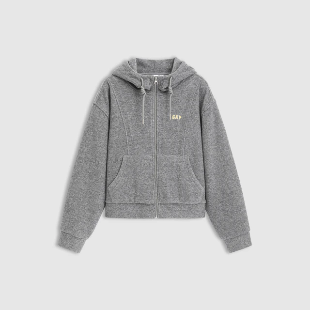 【GAP】女裝 Logo刺繡連帽外套-粉色(600757) 歷史價格詳細信息