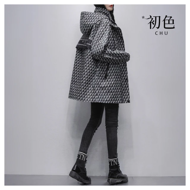 拼接格子連帽外套女 中長款 加厚保暖羽絨棉服 少女感 時尚減齡羽絨大衣 韓版寬鬆顯瘦鋪棉外套 大尺碼防寒冬季棉襖 冬季大 歷史價格詳細信息