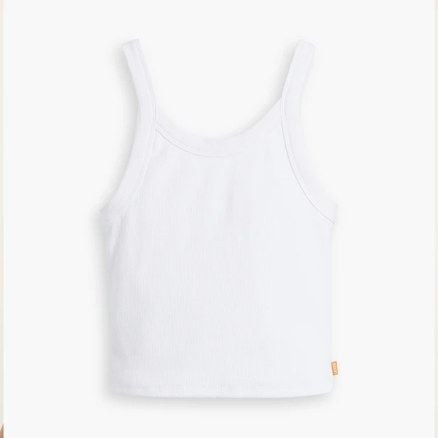 Levis Gold Tab金標系列 女款 短版彈力修身短袖T恤 橘紅 A3718-0032 人氣新品 歷史價格詳細信息