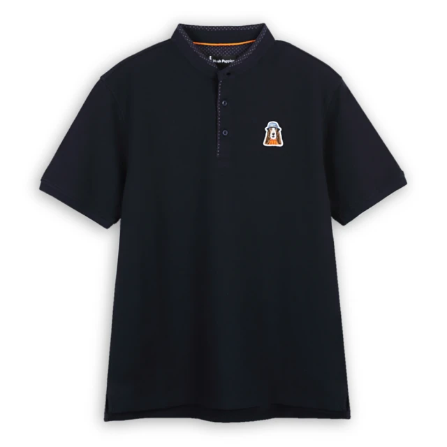 【Hush Puppies】男裝 襯衫 簡約點點緹花五分袖牛仔襯衫(中藍 / 43112105) 歷史價格詳細信息