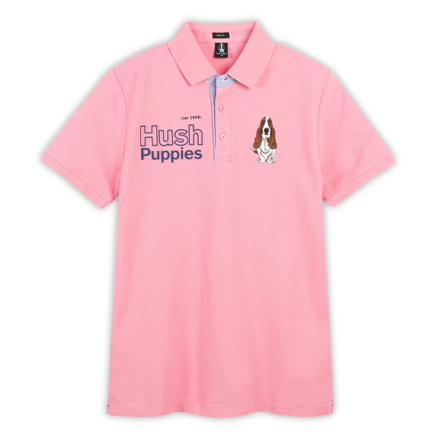 【Hush Puppies】男裝 襯衫 簡約點點緹花五分袖牛仔襯衫(中藍 / 43112105) 歷史價格詳細信息