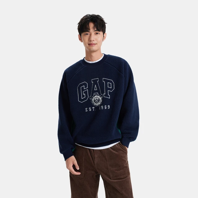 Gap 男裝 Logo刺繡圓領休閒短袖T恤-深灰色(810622) 歷史價格詳細信息
