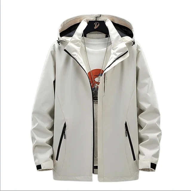 【巴黎精品】雙12 連帽外套休閒夾克(彈力刺繡防水軍裝男外套3色a1ck4) 歷史價格詳細信息