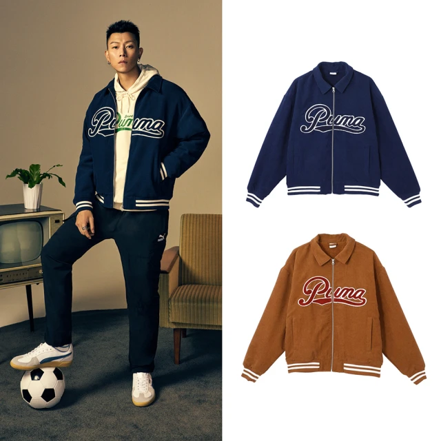 Puma 外套 Team 男款 黑 E.SO 瘦子 著用款 教練外套 美式 復古 學院風 保暖【ACS】53917501 歷史價格詳細信息