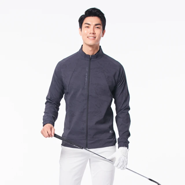 【KING GOLF】網路限定款-女款千鳥紋印圖星星刺繡中厚刷毛長袖POLO衫(綠色) 歷史價格詳細信息