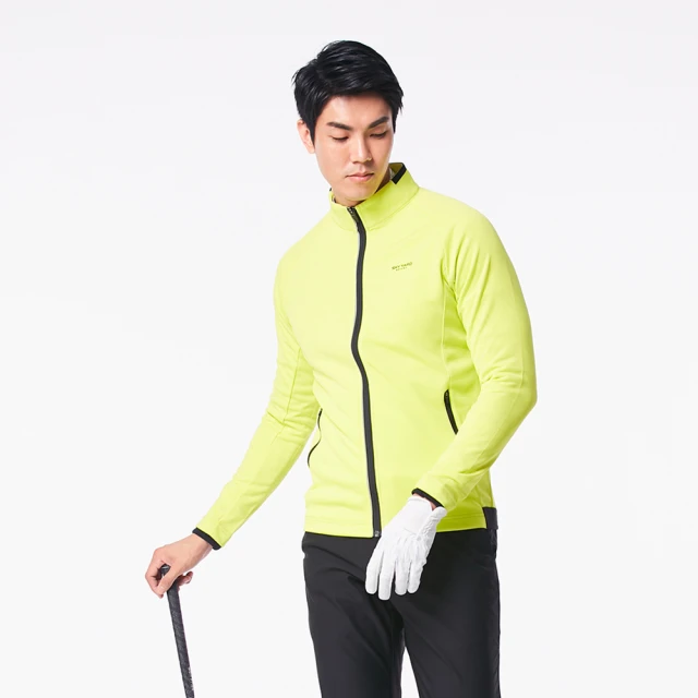 【KING GOLF】網路限定款-女款千鳥紋印圖星星刺繡中厚刷毛長袖POLO衫(綠色) 歷史價格詳細信息