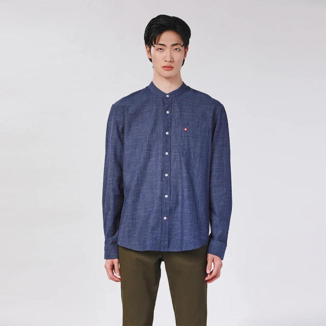 【JOHN HENRY】領雙色條紋草寫刺繡POLO衫-灰色 歷史價格詳細信息