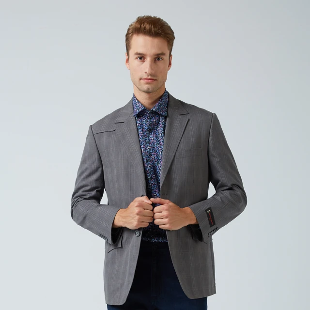 【ROBERTA諾貝達】 義大利原裝進口 時髦大方 羊毛單層式夾克HOC51-98深灰 歷史價格詳細信息