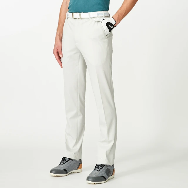 【PING】男款素色平面休閒長褲-卡其(伸縮褲頭/吸濕排汗/日本素材/GOLF/高爾夫球褲/PE21232-75) 歷史價格詳細信息