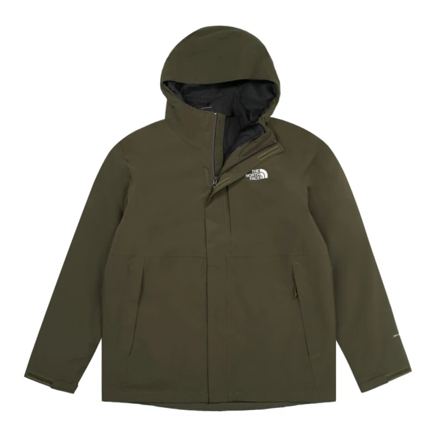 【The North Face 官方旗艦】北面男款綠色防風保暖兩面穿連帽抓絨外套｜7QT7O11 歷史價格詳細信息