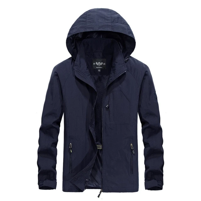 【巴黎精品】雙12 連帽外套休閒夾克(彈力刺繡防水軍裝男外套3色a1ck4) 歷史價格詳細信息