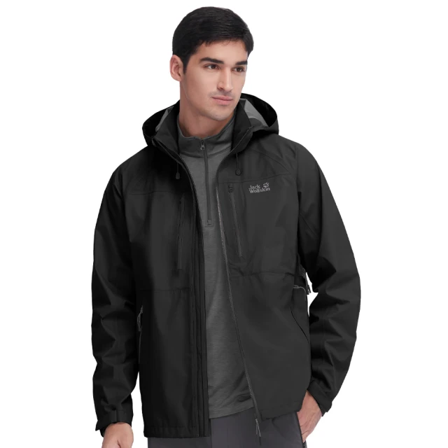 【Jack Wolfskin 飛狼 】男 輕量可摺收連帽狼爪印花外套 抗UV防曬遮『淺灰』 歷史價格詳細信息