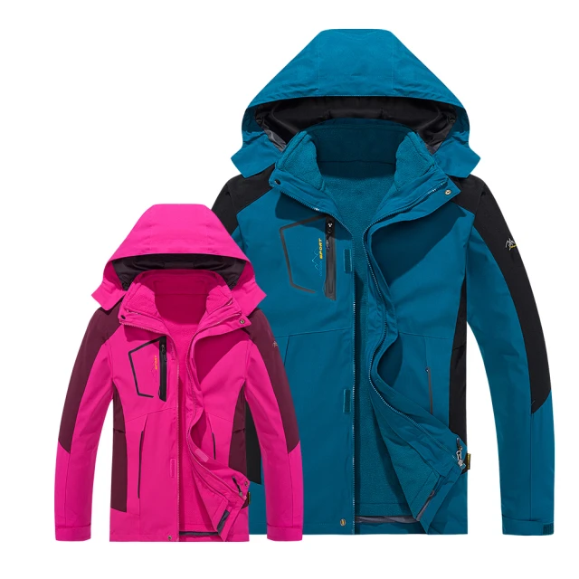 【Billgo】*現貨*兩件套 禦寒三合一防風防水風衣外套 保暖立領搖粒絨(XL~6XL加大碼、四季可穿、機能) 歷史價格詳細信息