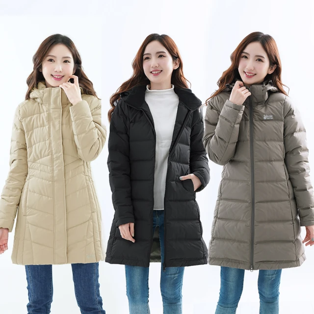 遊遍天下 男女款極暖GlobeTex防水防風無車縫保暖顯瘦中長版羽絨外套 (GJ23035) 歷史價格詳細信息