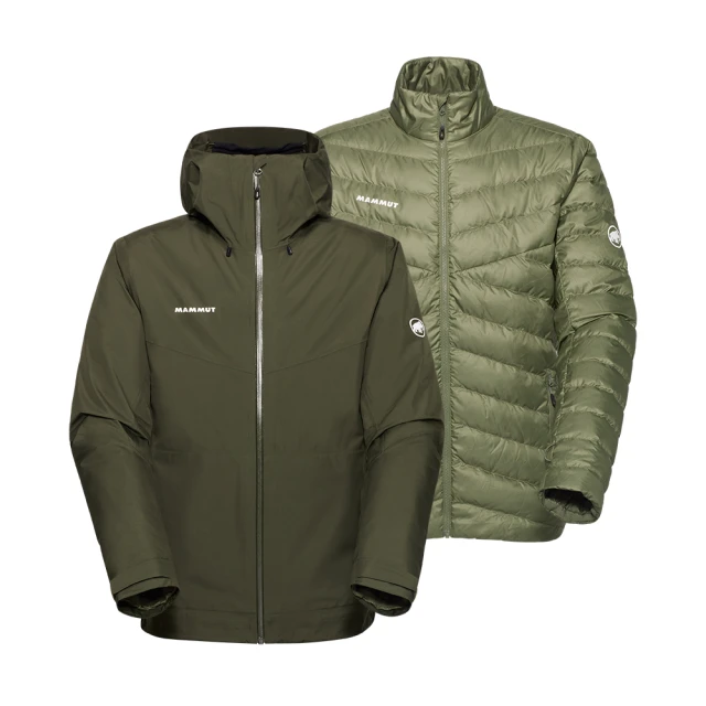 【Mammut 長毛象】Convey 3in1 HS Hooded AF GTX兩件式保暖外套 男款 深沼澤綠 #1010-29151 歷史價格詳細信息
