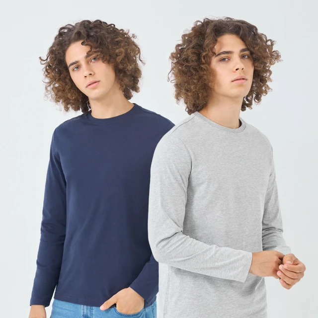 【GIORDANO 佐丹奴】童裝圓領條紋長袖上衣(67 皎白X標誌黑) 歷史價格詳細信息