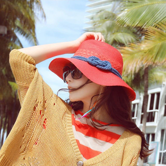 遮陽帽 草帽-花朵可摺疊花邊草編女帽子5色73vf44[獨家進口][米蘭精品] 歷史價格詳細信息