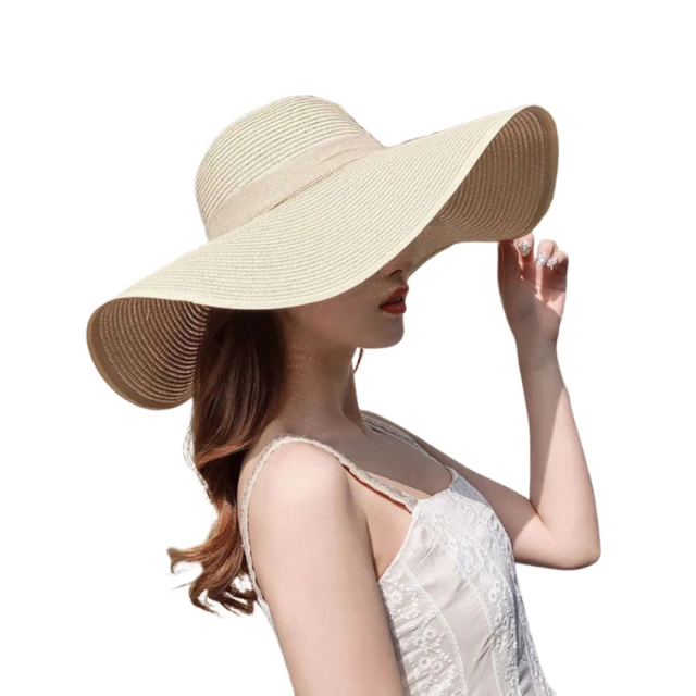 【Decoy】草帽編織＊防曬彈性蝴蝶結遮陽帽/黑 歷史價格詳細信息