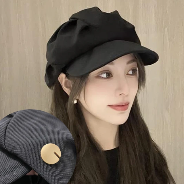 【AnnaSofia】鴨舌帽小偷帽狩獵帽報童帽-線繞陽花 現貨 送禮(黑系) 歷史價格詳細信息