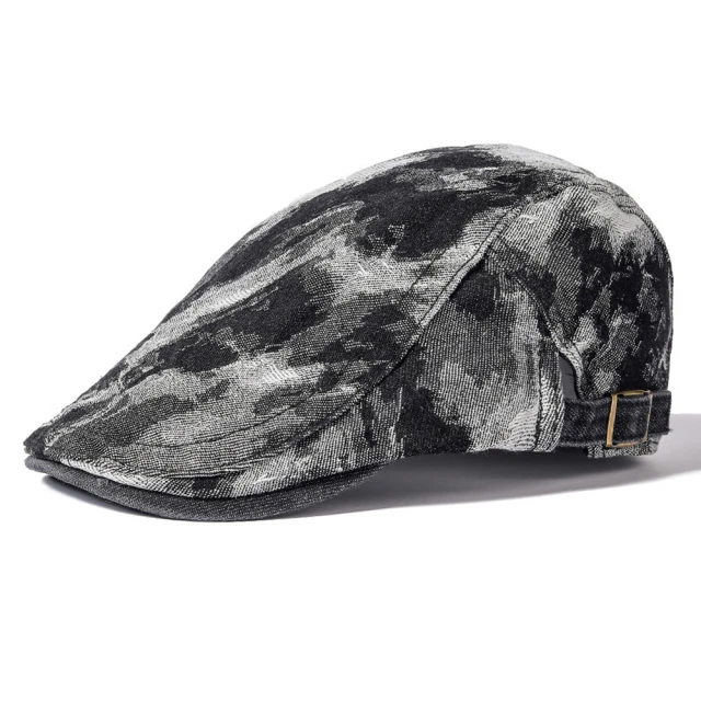 【AnnaSofia】鴨舌帽小偷帽狩獵帽報童帽-線繞陽花 現貨 送禮(黑系) 歷史價格詳細信息