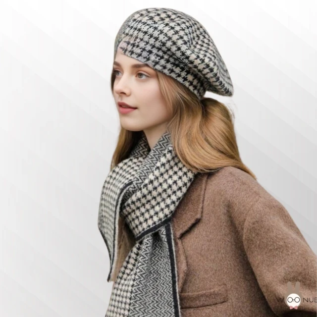 100%羊毛呢貝雷帽女秋冬高品質日系立體簡約棕咖色時髦大頭畫家帽 歷史價格詳細信息