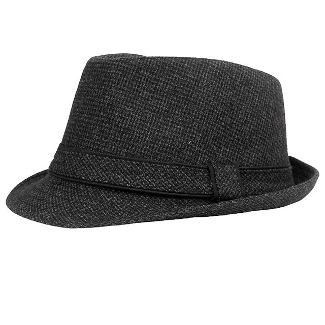 【AnnaSofia】紳士帽爵士帽禮帽-絨面革帶英倫格 現貨(黑灰系) 歷史價格詳細信息