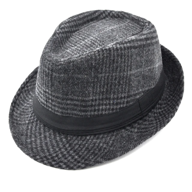 【AnnaSofia】紳士帽爵士帽禮帽-絨面革帶英倫格 現貨(黑灰系) 歷史價格詳細信息
