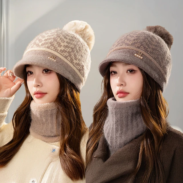 毛帽-韓版加絨兔毛chic風奶油素面水鑽保暖防風針織帽【HA0018】玩美共和國 歷史價格詳細信息