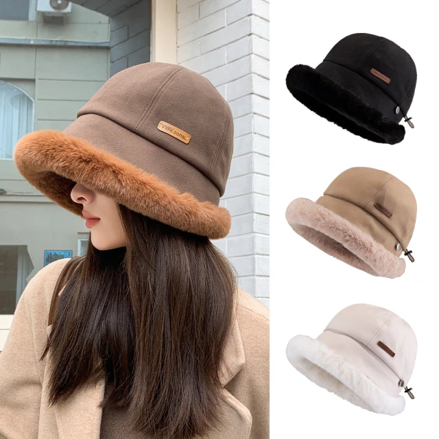 【iFile】冬季加厚防寒保暖漁夫帽 大帽簷護耳盆帽 毛帽(可調節頭圍 水桶帽 保暖帽 交換禮物) 價格比較,價格查詢,歷史價格詳細信息