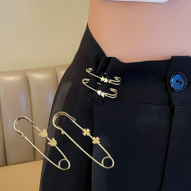 胸針 別針 衣角打結扣T恤下擺裝飾百搭圓形扣環衣服收腰環絲巾扣夾腰胸針女 衣服配飾-寶島百貨 歷史價格詳細信息