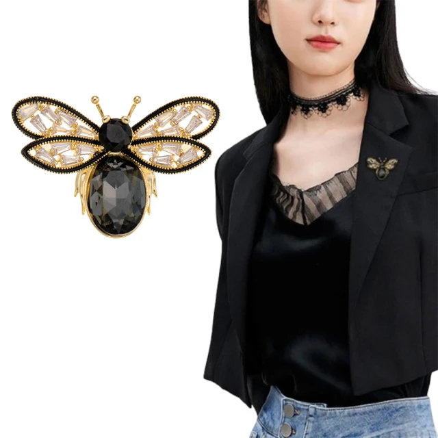 胸針 別針 蜜蜂胸針女高檔胸花韓國奢華大氣質徽章裝飾別針創意百搭衣服配飾 衣服配飾-寶島百貨 歷史價格詳細信息