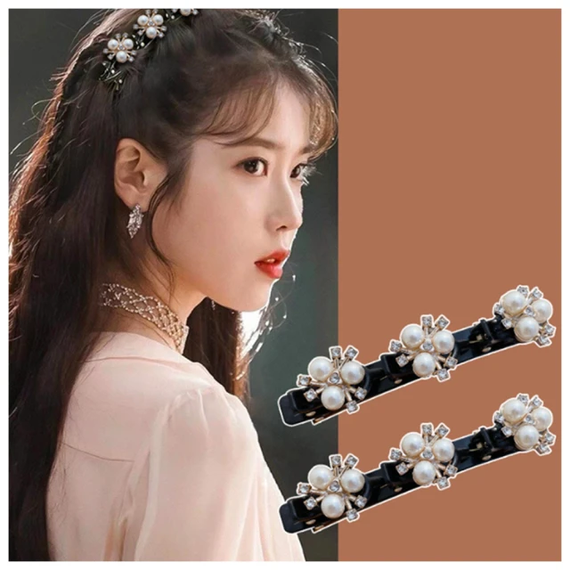 【HaNA 梨花】韓國山茶花向妳傾訴．山茶花珍珠雙面抓夾(抓夾 韓國髮夾 鯊魚夾) 歷史價格詳細信息