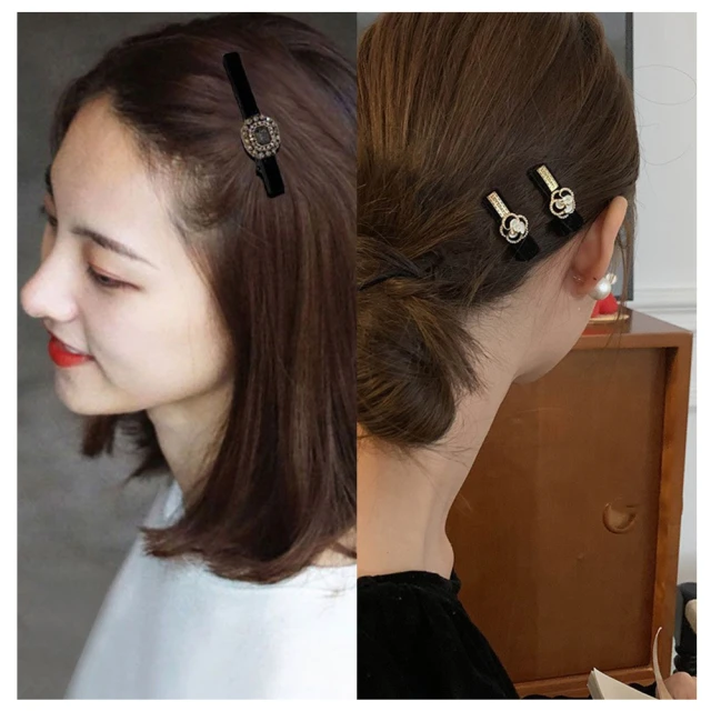 【HaNA 梨花】韓國山茶花向妳傾訴．山茶花珍珠雙面抓夾(抓夾 韓國髮夾 鯊魚夾) 歷史價格詳細信息