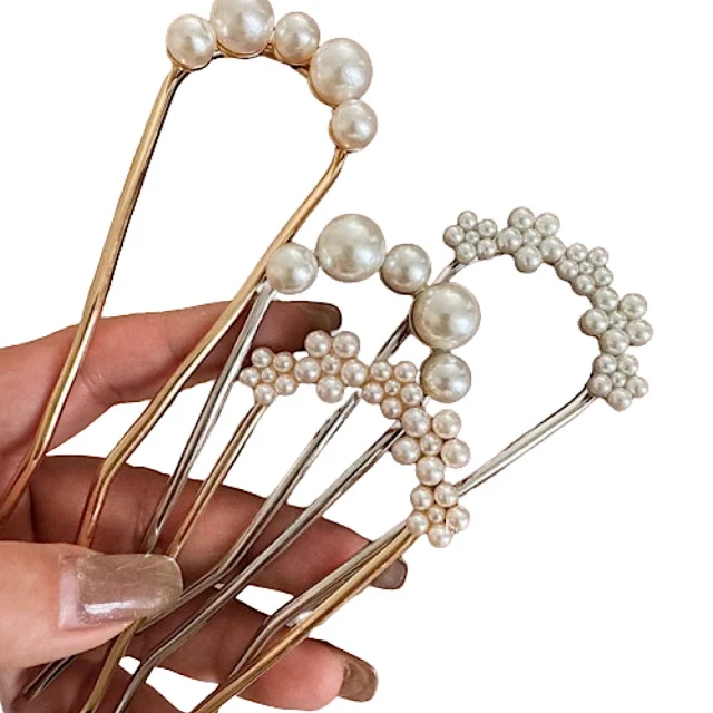 【89 zone】法式古典珍珠蝴蝶結抓夾/髮夾 1 入(5球大號) 歷史價格詳細信息