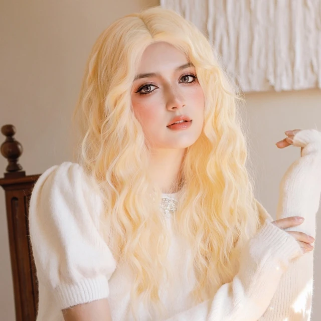 女假髮整頂假髮長假髮-棕色挑染中分捲髮美髮用品流行穿搭配件73vl53【巴黎精品】 歷史價格詳細信息