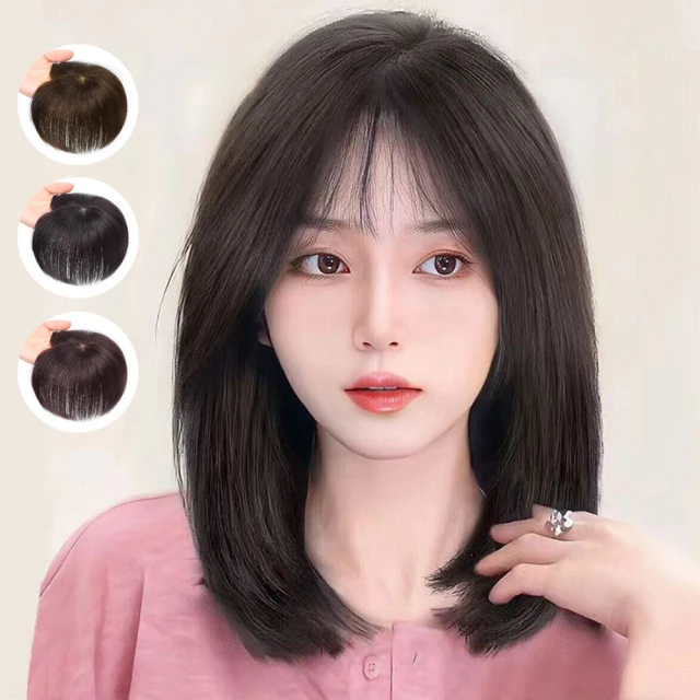 麗髮新生 韓式龍鬚劉海假髮 高顱頂自然前額蓬鬆隱形補髮片 25公分 頭旋增髮量 日系仿真假髮 歷史價格詳細信息