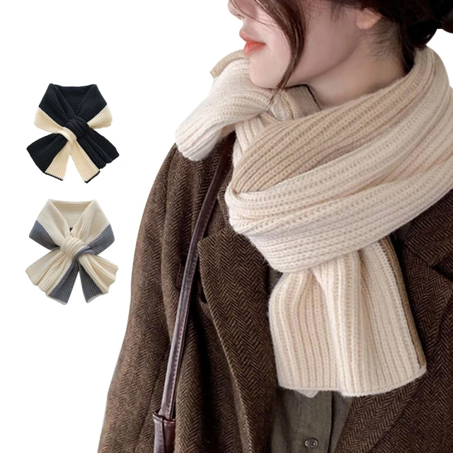 【QIDINA】韓式百搭雙層毛絨超保暖男女圍脖-B / 脖圍 頭套 保暖 面罩 帽子 針織圍巾 圍巾女 保暖圍脖 防寒 歷史價格詳細信息