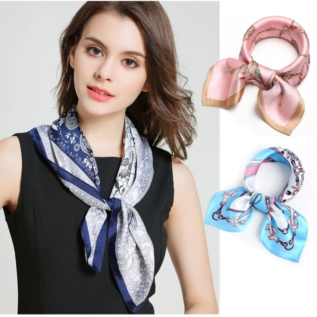 【I.Dear】100%蠶絲歐美圖騰頂級印花真絲領巾小方巾(動物園-米綠) 歷史價格詳細信息