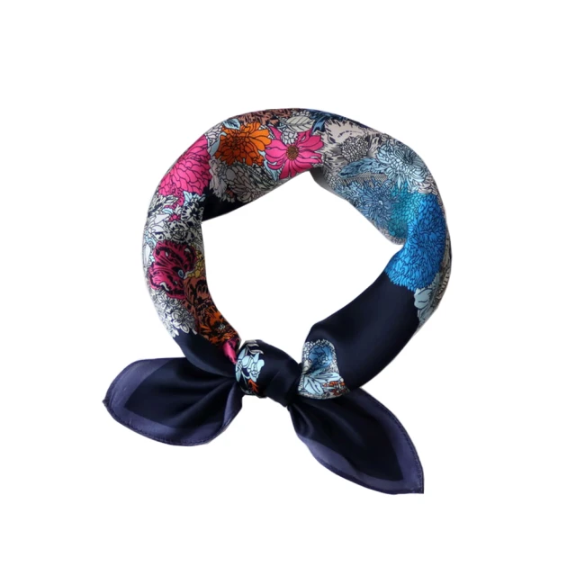 【Jun Jun】蠶絲小方巾 絲巾 領巾 53x53cm(黑貓) 歷史價格詳細信息