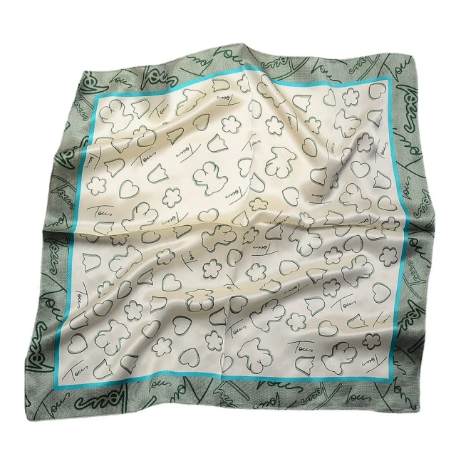 【Jun Jun】蠶絲小方巾 絲巾 領巾 53x53cm(黑貓) 歷史價格詳細信息