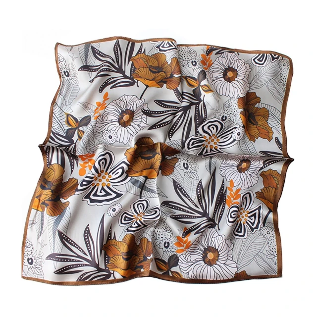 【Jun Jun】蠶絲小方巾 絲巾 領巾 53x53cm(黑貓) 歷史價格詳細信息