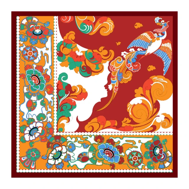 【Jun Jun】蠶絲小方巾 絲巾 領巾 53x53cm(黑貓) 歷史價格詳細信息