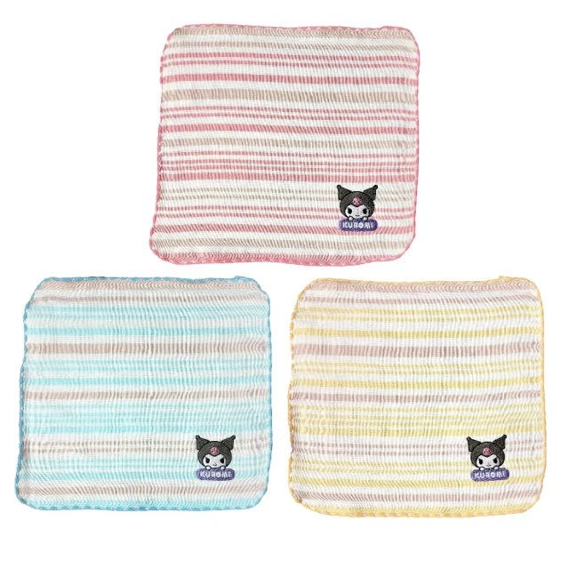 【SANRIO 三麗鷗】酷洛米紗布繡花手帕巾六條入(顏色隨機) 價格比較,價格查詢,歷史價格詳細信息