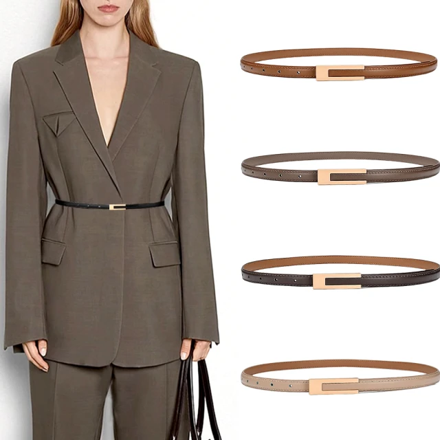 韓國復古小皮帶女時尚簡約百搭休閑配連衣裙牛仔褲大衣細款腰帶潮  L56 歷史價格詳細信息