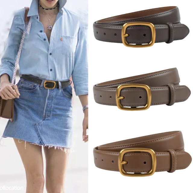 【MoonDy】皮帶 皮具 細腰帶 真皮腰帶 伸縮女腰帶 精品皮帶 細皮帶 腰封 牛皮皮帶 百搭配件 搭配好物 禮物 歷史價格詳細信息