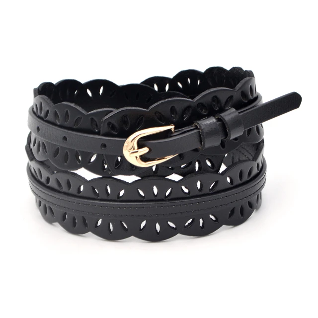 【AnnaSofia】二層牛皮細腰帶腰封-莫蘭迪調全革釦 現貨(奶茶系) 歷史價格詳細信息