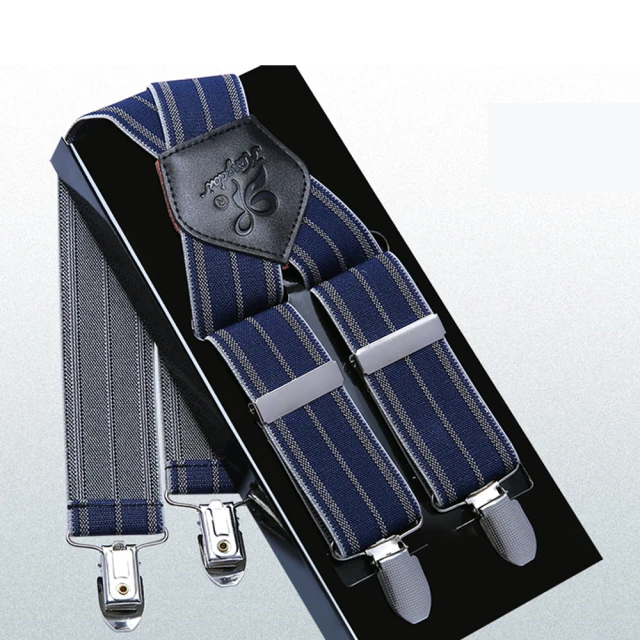 【拉福】吊帶三夾3.5cm紳士吊帶附紙盒(可選色) 歷史價格詳細信息