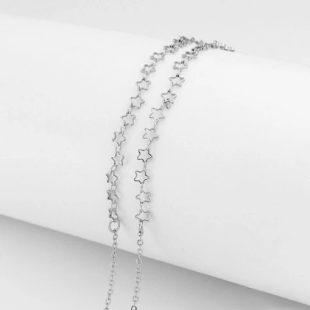 【Sayaka紗彌佳】閃耀小星星 鑲鑽星星交錯耳環 歷史價格詳細信息