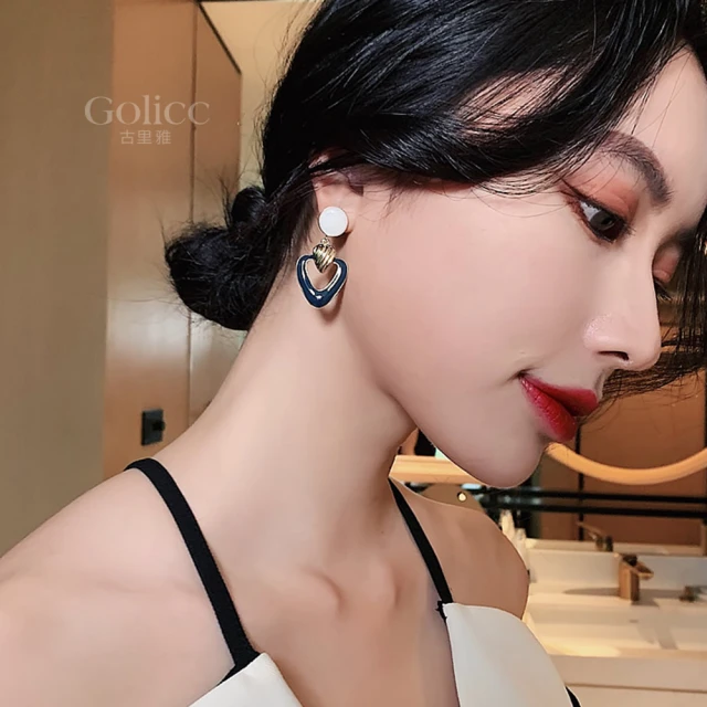 【Golicc】耳環 法式 酒紅色(聖誕節 飾品 耳飾 耳墜 禮物 滿額贈) 歷史價格詳細信息